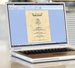 Designpapier Sigel A4 90gr marmer beige pak/100