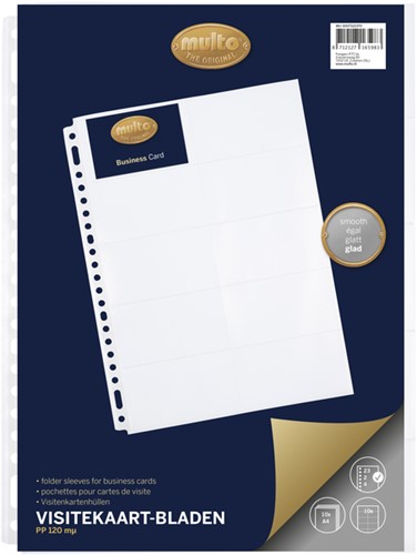 Showtassen A4 4/23r. visitekaart pk/10