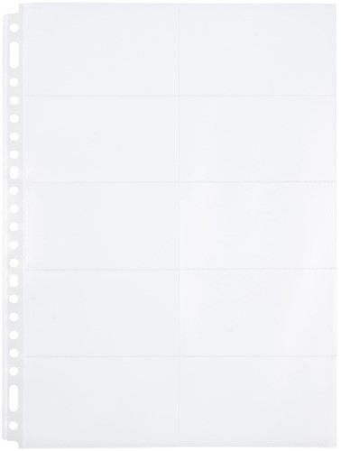 Showtassen A4 4/23r. visitekaart pk/10-3