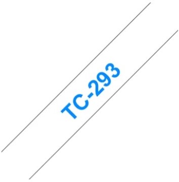 Brothertape TC-292  9mm blauw op wit-2
