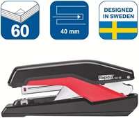 Nietmachine Rapid SO60 Fullstrip 60vel 24/8 zwart/rood-2