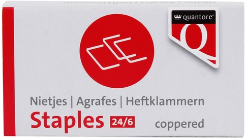 Nietjes 24/6 Quantore verkoperd ds/1000