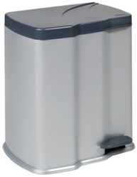 Afvalbak Keeeper Gunnar 7+15L grijs/antraciet