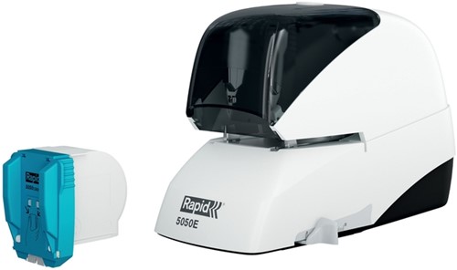 Nietmachine elektrisch Rapid 5050E wit/zwart