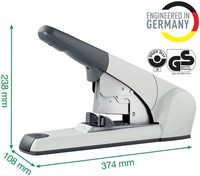 Nietmachine Leitz 5553 flat clinch 120vel zilver-7