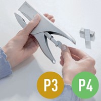 Niettang Leitz mat chroom-7