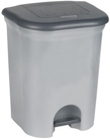 Afvalbak Keeeper Torge 2x11L grijs/antraciet