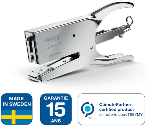 Niettang Rapid 1DX 50vel 24/6 chroom-2