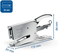 Niettang Rapid 1DX 50vel 24/6 chroom-1