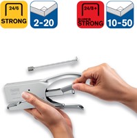 Niettang Rapid 1DX 50vel 24/6 chroom-2