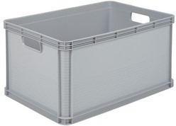 Stapelkrat Robert 64L - open handgreep, 600x400x320mm