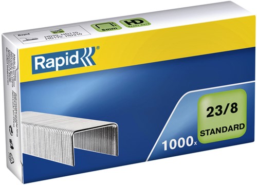 Nietjes 23/8 Rapid gegalvaniseerd standaard ds/1000