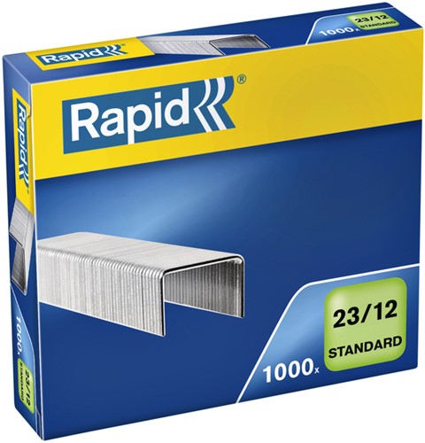 Nietjes 23/12 Rapid gegalvaniseerd standaard ds/1000