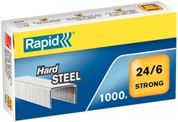 Nietjes 24/6 Rapid staal ds/1000