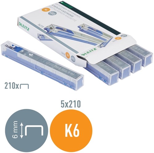 Nietjes 26/6 Leitz K6 verzinkt ds/5-3