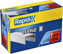 Nietjes 43/6 Rapid Textiel super strong ds/10.000