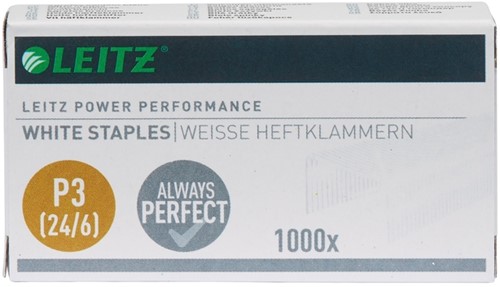 Nietjes 24/6 Leitz wit ds/1000