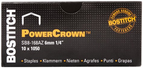 Nietjes Bostitch B8 staal 6mm ds/1050