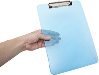 Klembord MAUL A4 staand transparant neon blauw-3