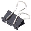 Papierklem Maul 213 Foldback 13mm capaciteit 4mm zwart ds/12