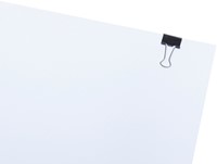 Papierklem Maul 213 Foldback 13mm capaciteit 4mm zwart ds/12-3