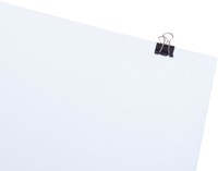 Papierklem Maul 213 Foldback 16mm capaciteit 5mm zwart ds/12-4