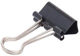 Papierklem Maul 213 Foldback 19mm capaciteit 7mm zwart ds/12