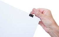 Papierklem Maul 213 Foldback 19mm capaciteit 7mm zwart ds/12-3