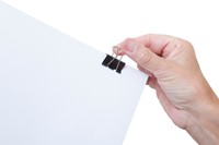 Papierklem Maul 213 Foldback 25mm capaciteit 9mm zwart ds/12-3