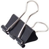 Papierklem Maul 213 Foldback 25mm capaciteit 9mm zwart ds/12-2