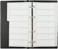 Telefoonalbum Kangaro K-6200 4 rings A-Z zwart-3