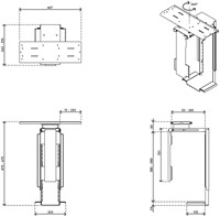 CPU-houder 323 zwart-3