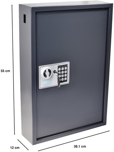 Sleutelkast Pavo high security 100 haken 555x408x138mm-3