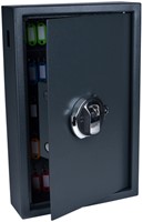 Sleutelkast Pavo Fingerprint 50haken donkergrijs 