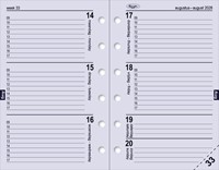 Organizer Kalpa Pocket incl agenda 2025-2026 7dagen/2pagina's croco zwart-10