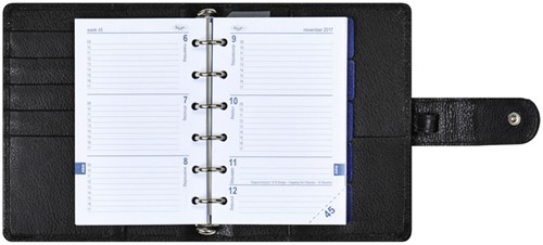 Organizer Kalpa Pocket inclusief agenda 2026-2027 7dagen/2pagina's keta zwart-3