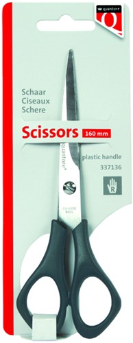 Schaar rvs zwart handvat 160mm Quantore-2