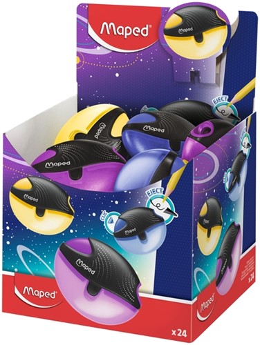 Puntenslijper Maped Galactic 1gaats in display 24stuks ass.
