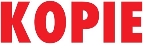 Stempel Colop 20 tekst: KOPIE zelfinktend rood-2