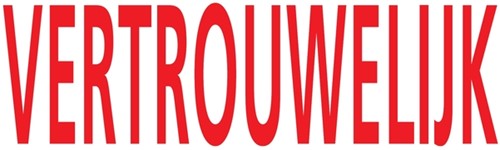 Stempel Colop 20 tekst: VERTROUWELIJK zelfinktend rood-2