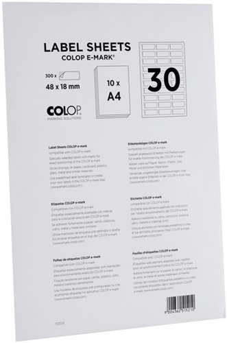 Tekststempel Colop E-Mark labels-2