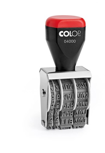 Stempel datum 4mm Colop 04000