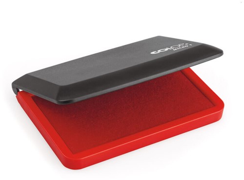 Stempelkussen  5x 9cm rood Colop