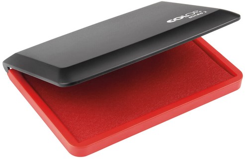 Stempelkussen  7x11cm rood Colop