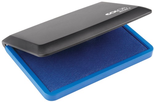 Stempelkussen  7x11cm blauw Colop
