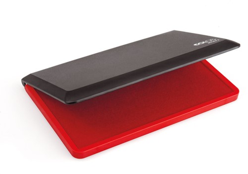 Stempelkussen  9x16cm rood