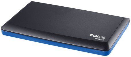 Stempelkussen  9x16cm blauw-2