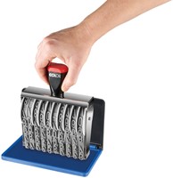 Stempelkussen  9x16cm blauw-3