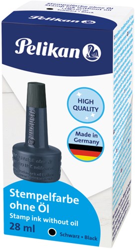 Stempelinkt 28ml zwart Pelikan
