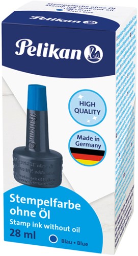 Stempelinkt 28ml Pelikan blauw